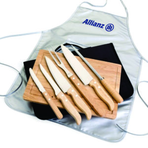 Kit talheres p/ churrasco c/ 8 peças